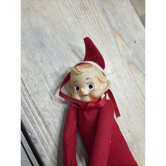 VTG Commonwealth of Pennsylvania Elf Pixie Christmas Ornament Knee hugger Japan - Picture 3 of 8